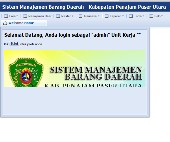 Sistem Informasi Inventaris Daerah