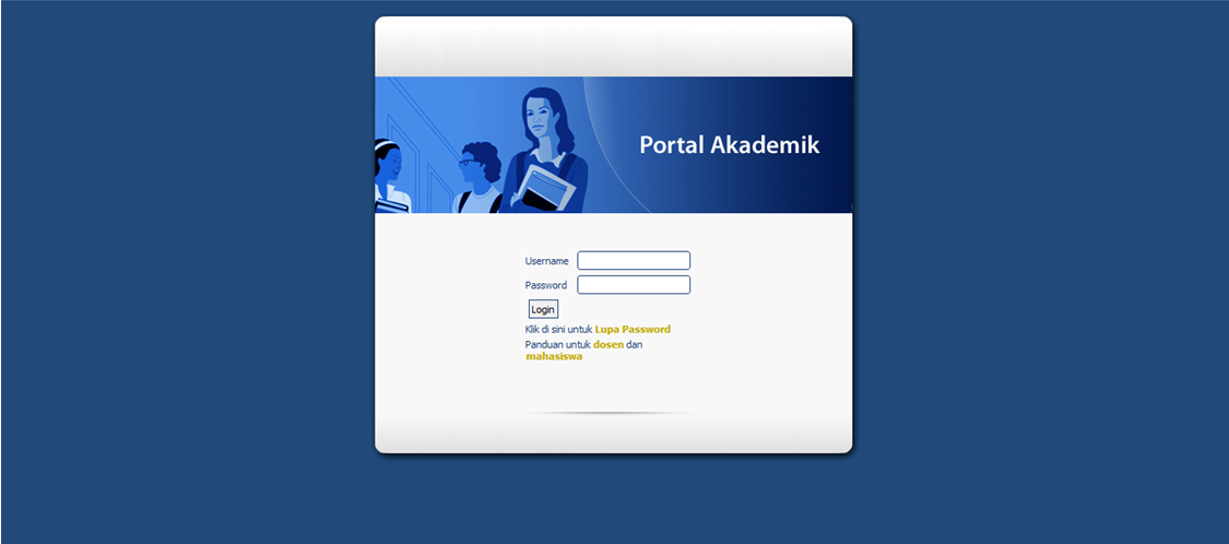 Login Sistem Informasi Akademik Kampus Support Feeder PDDIKTI
