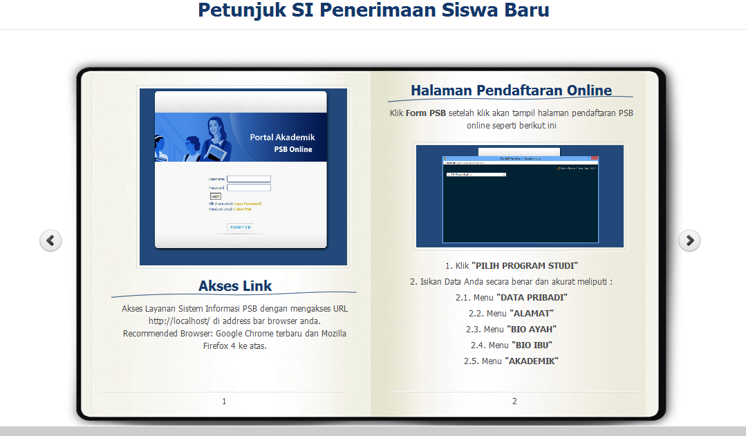 PSB Online Petunjuk Pendaftaran Calon Siswa PSB Online Petunjuk Pendaftaran Calon Siswa